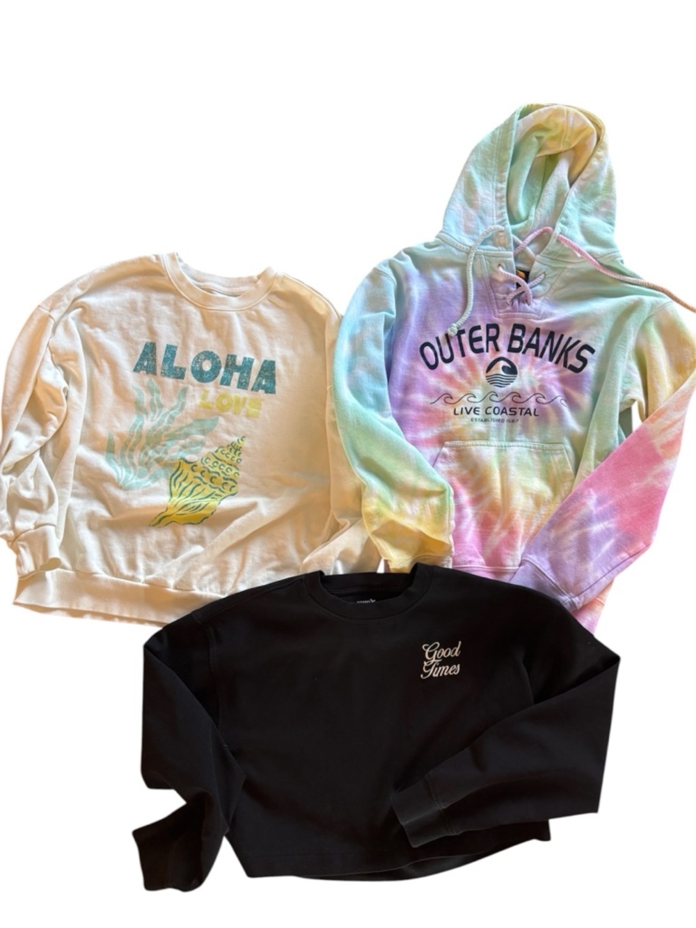 Summer Sweatshirts Girl/Tween Oversized! Women’s XS/S Sweatshirts Coastal